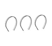 BELLIFFY 3pcs Women Headband Metal Tooth Shaped Hair Loop Stylish Wide Headband