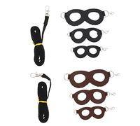 BELLIFFY 4 Sets Stylish Hamster Harness Strong Rat Leash Portable Guinea Pig Accessory for Everyday Use