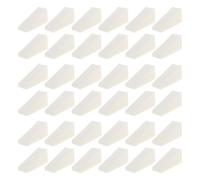 BELLIFFY 40Pcs Mini Triangle Cosmetic Sponges Soft Foam Wedge Makeup Blenders for Foundation, Blush, Eye Shadow Application, Nail Art Tools for Face Painting and Beauty Use