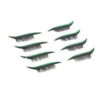 BELLIFFY 4pairs Adhesive Eyelash Sticker Decals False Eyelashes Glue Women Eyeliner Sticker Night Club Carnival