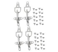 BELLIFFY 4pairs Down Belt Buckles of Buckles for Coats Jackets and Backpacks and Practical Waist Belt Accessories Easy Replacement