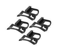 BELLIFFY 4PCS Adjustable Bike Pedal Toe Clips Cage Cycling Accessories for Exercise Road and Mountain Bikes Secure Pedal Straps Enhance Training Performance