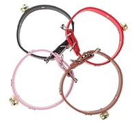 BELLIFFY 4pcs Adjustable Sheep Collars Bells Lost Goat Halters for Livestock Multi Practical and Decorative for Cattle Horses and Sheep