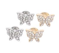 BELLIFFY 4Pcs Alloy Watchband Nail Charms for Smartwatch Decoration Stylish Accessories for Wristwatches Gift