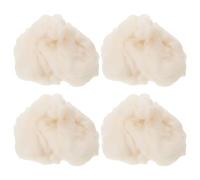 BELLIFFY 4pcs Artificial Cloud Cotton Smoke Effect Set for Model Scenery, White Cotton Filling Decorations for Diy Model Display, Stage Props and Party Cloud Decor