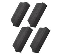 BELLIFFY 4pcs Beard Hair Cleaner Sponge for Men Grooming Hair Catcher for Shaving Sink Portable Finger Ring Brush for Neat Beard Trimming and Cleaning Trimmings