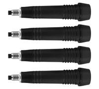 BELLIFFY 4pcs Carbon Steel Hiking Pole Tip Replacement with End Caps Anti-slip Trail Spike Ferrules for Walking Sticks Fit Trekking Cane Foot Tips Outdoor Accessories