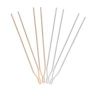 BELLIFFY 4Pcs Copper Hairpin Main Bodies DIY Ancient Style Hair Sticks for Women Hair Accessories Includes Gold and Silver Tones for Braids and Wedding Styling