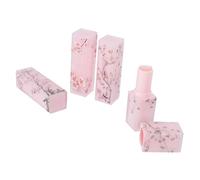 BELLIFFY 4pcs Delicate Lipstick Container Classical Chinese Style Abs Plastic Lipstick DIY Tube Simple Structure Convenient for Travel Easy to Fill Elegant Tube for Makeup
