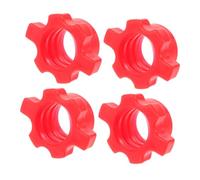 BELLIFFY 4pcs Dumbbell Locking Nuts Barbell Collars for Secure Weight Lifting User-friendly Design for Home Gym Workouts Fitness Accessory