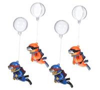 BELLIFFY 4pcs Floating Divers Decorations for Fish Tank Diver Models Aquarium Ornament Pvc Material for Underwater Scene