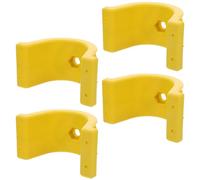 BELLIFFY 4pcs Heavy Duty Cable Tie Mount Clips Weather-Resistant Cable Tray Wire Holders with Stable Adjustable Base for Indoor and Outdoor Road Electrical Safety Management
