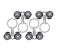 BELLIFFY 4Pcs Infusion Pulley for Infusion Rail Smooth Sliding Medical Pole Parts Portable Accessories for Hospital Clinic Home Healthcare