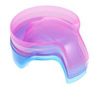 BELLIFFY 4pcs Nail Polish Remover Bowls Manicure Soaking Bowls for Hands Random Colors for Salon Use Practical Design for Effortless Nail Care