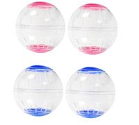 BELLIFFY 4pcs Pet Running Ball Silent Hamster Wheel Ball Mouse Exercise Wheel Toy Small Pet Exercise for Hamster and Hedgehog Design for Indoor Use