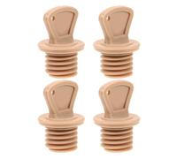 BELLIFFY 4pcs Rubber Hot Water Bag Stopper Lid Replacement Plugs Leakproof Screw Caps for Heat Resistant Seal Protection and Easy Installation