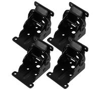 BELLIFFY 4pcs Self Closing Folding Hinges for Table Legs Table Hardware Space Saving Design Quick Setup for Furniture Cabinet Bed and Workbench