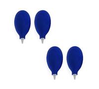 BELLIFFY 4Pcs Silicone Blowing Ball Dust Blower Kit for Lens and Computer, Quick Dust Removal Tool Squeeze Suction Bulb, Suitable for Home and Store Use, Blue Colour