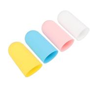 BELLIFFY 4pcs Silicone Toiletry Bottle Covers Leakproof Travel Bottles for Airplane Cruise Toiletry Perfume Skincare Products Elastic Sleeves