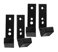 BELLIFFY 4Pcs Wall Mounted Barbell Holder Rack Heavy Duty Gym Dumbbell Storage Organizer Space Saving Fitness Equipment Accessory