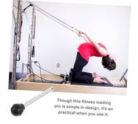 BELLIFFY 4pcs Weight Selector Pins with Ball Head Locking Mechanism Weight Loading Pins for Gym Machines Easy Installation Fitness Equipment Replacement Parts Black