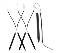 BELLIFFY 5 Sets Portable Plastic Stylus Pens with Secure Spring Rope for Resistive Touch Screens Drawing and Writing Tablets for Painting Notes Sketches at School Office and Home Use