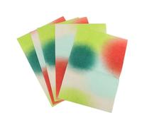 BELLIFFY 5 Sheets Gradient Flower Bouquet Wrapping Paper with Wrinkle Texture Vibrant Rainbow Color Floral Wrapper for Weddings Festivals and DIY Crafts