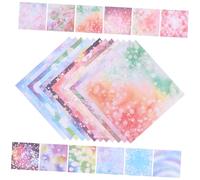 BELLIFFY 50 Sheets Double-Sided Origami Paper Kit with Printed Pastel Patterns Square Folding Papers for Adults Beginners DIY Crafts and Art Projects