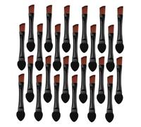 BELLIFFY 50pcs Dual-ended Angled Eyebrow Brush Tool for Precise Wild Brow Shaping Eyeshadow Applicator Portable Makeup Brush with Sharp Angled Edge for Natural-looking Brows and Travel Use