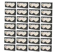 BELLIFFY 50pcs False Eyelash Organizer Box Heart Shape Lash Cases Safe Tidy Storage for Fake Lashes