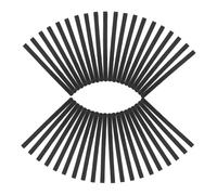 BELLIFFY 50pcs Metal Hair Barrettes DIY Hairpins for Women Black Bobby Pins Hair Accessories for Crafting and Styling