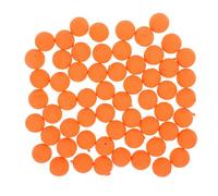 BELLIFFY 50pcs Red Foam Fishing Line Stopper Beads for Carp and Baits, Rounded Shape with Deformation Resistance and Tangle Minimizing Features, for Saltwater and Dawn Fishing Scenarios