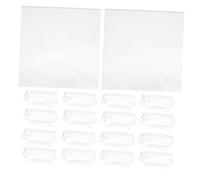 BELLIFFY 50pcs Vinyl Record Outer Sleeves Self-adhesive Protective Covers for Albums Scratch-resistant Vinyl Record Album Sleeves Sturdy Opp Material for Long-term Storage and Dust