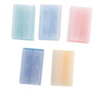 BELLIFFY 5pcs Bath Sponge Soft Sensory Scrubber Brushes for Newborns Cradle Cap Care Early Touch Training Bath Essentials