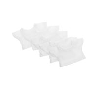 BELLIFFY 5pcs Bear Shirts for Plush Soft Round Neck Stuffed Animal T-shirts Easy-to-wear Classic Bear Clothes for DIY Doll Outfits and Festive Playtime