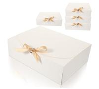 BELLIFFY 5pcs Delicate Paper Candy Boxes Folding Gift Holders for Wedding Party Treats and DIY Desserts Lightweight Oxford Paper Packaging for Matron of Honor Proposal Gifts