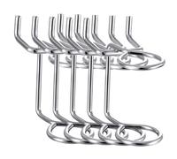 BELLIFFY 5pcs Iron Pegboard Hooks Double-Ring Style Sturdy Screwdriver Holder Rack for Tools and Pliers Organiser Suitable for Home and Basement Storage Solutions