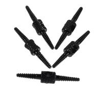 BELLIFFY 5pcs Mountain Bike Accessories Hose Bike Wire Management Brake Cable Guide Cycling Cable Guide Cycling Aluminum Alloy Black