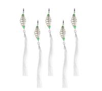 BELLIFFY 5Pcs Nylon Fishing Trap Nets with Iron Frame, 7-Mesh Foldable Cast Nets for Small Fish, Suitable for Freshwater and Saltwater Outdoor Fishing