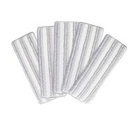 BELLIFFY 5pcs Reusable Floor Pads for Squeeze Mop Self Adhesive Microfiber Mop Replacement Heads Washable Absorbent Cleaning Pads for Efficient