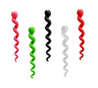 BELLIFFY 5pcs Silicone Bike Brake Cable Sleeves Frame Protector for Mountain, Road, and Folding Bikes Red, Green, Pink, Black, Cable Covers for Brake and Shift Wire Protection