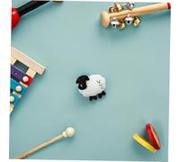 BELLIFFY 5pcs Wool Felt Sheep Keychain Charms Handmade DIY Craft Pendants for Bag Embellishments and Accessories
