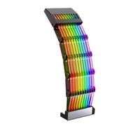 BELLIFFY 5V Pin Argb Extension Cable Pin Rgb Power Supply Cable for Atx Matx Cases Pin Motherboard Connection Vibrant Lighting Effects Durable Sleeved Design