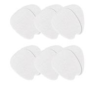 BELLIFFY 6 Pairs White Felt Forefoot Cushions Soft High Heel Inserts Relief Foot Pads Breathable Anti-Wear Shoe Tongue Protectors for Sports Shoes
