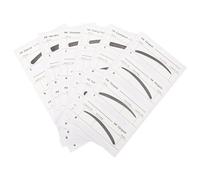 BELLIFFY 6 Pieces Disposable Makeup Eyebrow Stencil Stickers Set with Multiple Shapes for Women and Girls Eyebrow Template Kit and Makeup Application