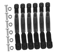 BELLIFFY 6 Sets Kayak Side Mount Handles with Screws Heavy-duty Molded Webbing Straps Fit for Canoe and Kayak Carry Replacement Complete Boat Accessory Kit for Water Sports