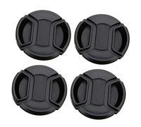 BELLIFFY 62mm Dslr Lens Cap Set 4 Pieces Camera Cover Protects against Scratches and Dust Lightweight Easy to Carry