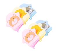 BELLIFFY 6pcs Cartoon Bath Gloves Soft Exfoliating Shower Tools for Boys and Girls Gentle Skin Massage Cleansing for Newborns Boy Girl and Toddlers