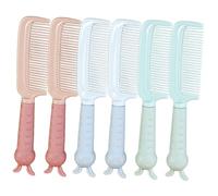 BELLIFFY 6pcs Cartoon Static Combs for Boys and Girls and Students Soft Material Hair Combs for Girls Hair Accessories and Boy Care