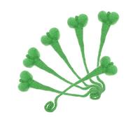 BELLIFFY 6pcs Diy Felted Hair Clips Bean Sprout Needle Felted Craft Supplies Handmade Leaf Hair Pins for Women